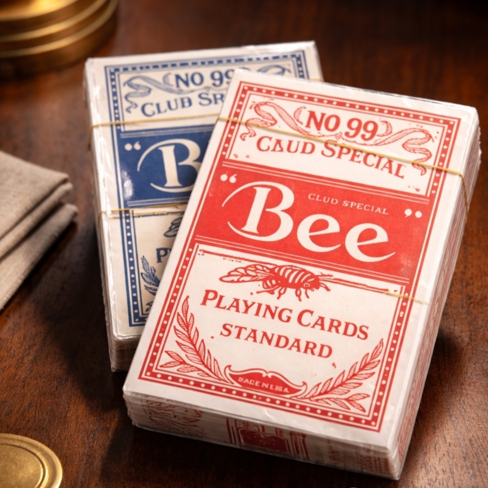 Red and Blue Playing Cards Set